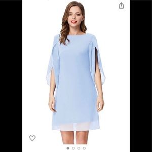 Blue party dress size L